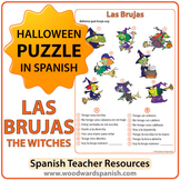 Spanish Halloween Puzzle - Las Brujas