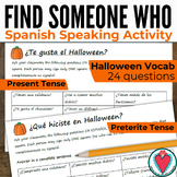 Spanish Halloween Speaking Activity - Find Someone Who Gam