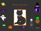 Spanish Halloween Story in Power Point: Sabrina la gata negra