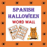 Spanish Halloween Vocabulary Word Wall: El Día de las Brujas