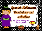 Spanish Halloween Vocabulary Words and Activities/ Vocabul