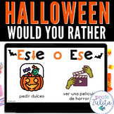 Spanish Halloween This or That Editable Game | Noche de Br