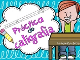Spanish Handwriting Practice / Practica de Caligrafía- Dis