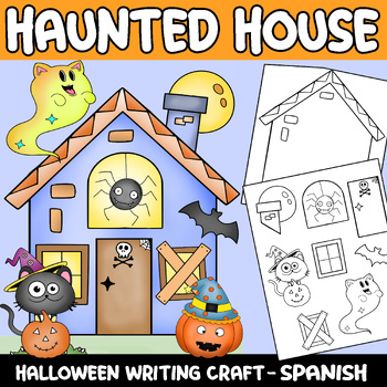 Spanish Haunted House Craft - Halloween Writing Craft, Halloween ...