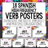 Spanish High Frequency Verb Posters for your word wall