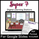 Spanish High Frequency Verbs Digital Stations + PRINT | Super 7