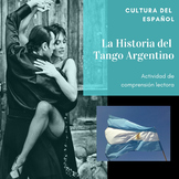 Spanish:  "Historia del Tango Argentino" Reading comprehen