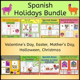 Spanish Holidays Bundle - Xmas, Easter, Valentines day, Mo