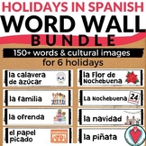 Spanish Classroom Decor - Spanish Holidays Vocabulary Word