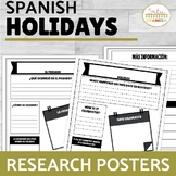 Spanish Holidays Research Poster Project SPANISH AND ENGLISH