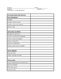 Spanish Home and Chores Vocabulary Packet