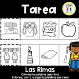 Spanish Homework - TAREA Las Rimas:   Spanish Rhyming