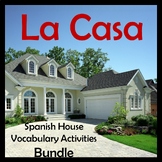 Spanish House Casa - Vocabulary Bundle - Activities, Games
