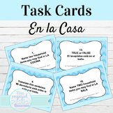 Spanish House Vocab and Prepositions Task Cards