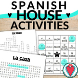 Spanish House Furniture Vocabulary Activities Worksheet Bi