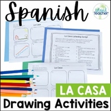 Spanish House Vocabulary and Prepositions Reading Writing 