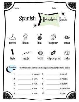 https://ecdn.teacherspayteachers.com/thumbitem/Spanish-Household-Items-Worksheet-Packet-2108199-1537213677/original-2108199-1.jpg