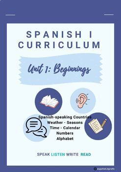 Preview of Spanish I Curriculum UNIT 1