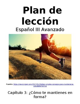 Preview of Spanish III lesson plans and materials - Auténtico Capítulo 3