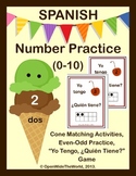 Spanish Dual Language Immersion Numbers (0-10) Ice Cream Pack