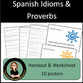 Spanish Idioms and Proverbs PACKET of Activities and Posters
