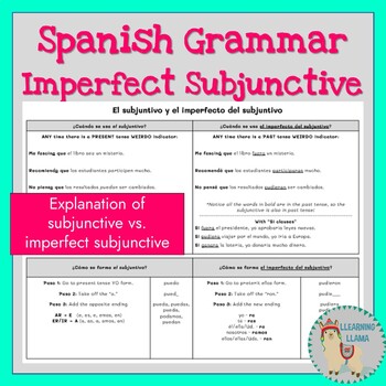 spanish imperfect subjunctive essay phrases