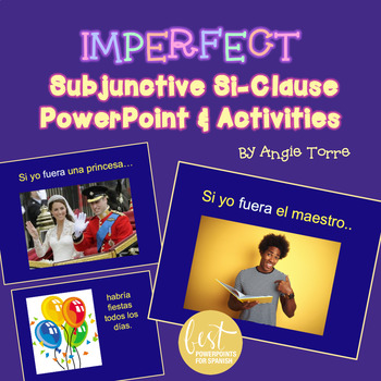 Preview of Spanish Imperfect Subjunctive Si-Clause PowerPoint and Activities