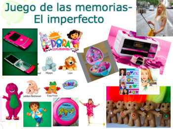 Preview of Spanish Imperfect --Relive childhood memories - Generation Z and T Millennials