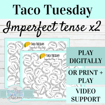 Spanish Preterite Tense Taco Tuesday Game
