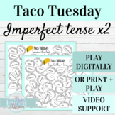 Spanish Imperfect Tense Activities | Digital or Print Taco