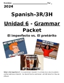 Spanish Imperfect vs. Preterite Packet