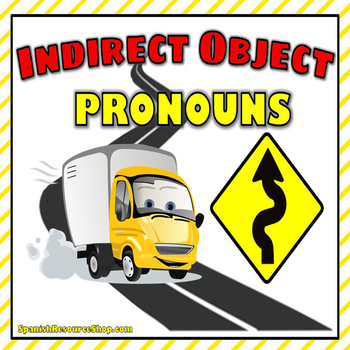 Preview of Spanish Indirect Object Pronouns Notes and Practice Powerpoint BUNDLE