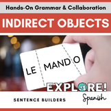 Spanish | EDITABLE Indirect Objects - Sentence Builders ha