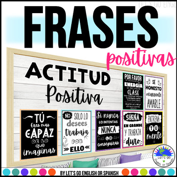 Preview of Spanish Inspirational Quotes Bulletin Board Growth Mindset Motivational Posters