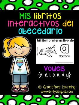 Preview of Spanish Interactive Books Vowels - Mis libritos interactivos de las vocales