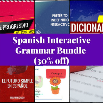 Preview of Spanish Comprehensive Grammar Bundle (30% off)
