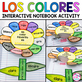 Spanish Colors Interactive Notebook Activity Los Colores Vocabulary Practice
