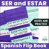 Ser vs. Estar Spanish Interactive Notebook Flip Book