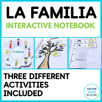 Preview of Spanish Interactive Notebook - La Familia