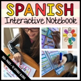 Spanish Interactive Notebook + Scaffolded Notes Google Sli