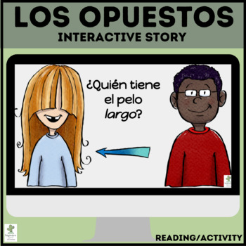 Preview of Spanish Interactive Reading | Los opuestos | Opposites