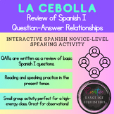 Spanish Interactive Speaking Activity Game Review Spanish I QARs