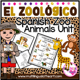Spanish Interactive Zoo Adventure Animal Unit ~ Animales d