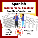 Spanish Interpersonal Speaking 16 Activities for Conversat