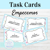 Spanish Introduction Unit Task Cards