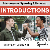 Spanish | Introductions & Greetings: Engaging, Low-Prep ED