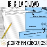 La Ciudad y Verbo Ir Worksheets in Spanish Grammar Review 