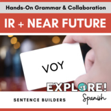 Spanish - Ir + Near Future - Sentence Builders hands-on ac