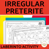 Spanish Irregular Preterite Maze Practice Activity Review 