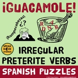 Spanish Irregular Preterite Verbs | Spanish Puzzles for lo